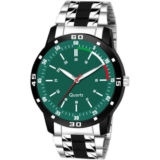 HRV Sea Green Dial New look SS Silver Men Watch watches Eglobe India 