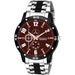 HRV Maroon Dial New look SS Silver Men Watch watches Eglobe India 