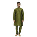 AAZ WEAR Traditional Kurta Pyjama Set for Men Ethnic Wear for Men Wedding /Pooja Occasion or Regular Use Kurta Set MEHENDI GREEN Men Indo-Western with Dhoti Pant AROSE ENTERPRISES 