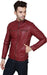 Garmadian Maroon Pu Leather Jacket for Men, Boys Jackets Demind Fashion 