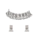 Aradhya Fashion Jewellery Antique Oxidised Silver Plated Tribal Choker Jewellery Necklace Set for Women & Girls.… Artifical Jewellery Aradhya Jewellery 