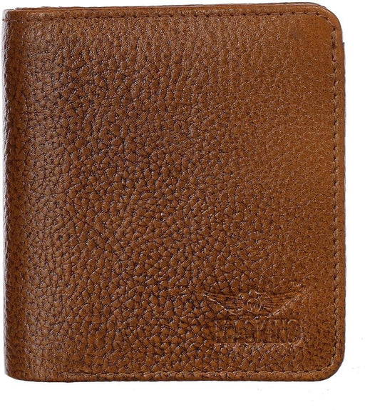 Genuine Leather Book fold Wallet Tan MASKINO ENTERPRISES 