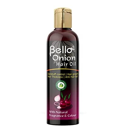 Bello Onion Hair Oil for Strong Hair, Hair fall, Controls dandruff, 200ml Personal Care Bello Herbals 