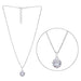 JFL - Jewellery for Less One Gram Gold Plated Solitaire Diamond Designer Delicate Pendant for Women & Girls Pendant chain JFL 