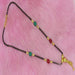 Multi Color Single Line Mangalsutra Jewellery Sets Shree Mauli Creations 