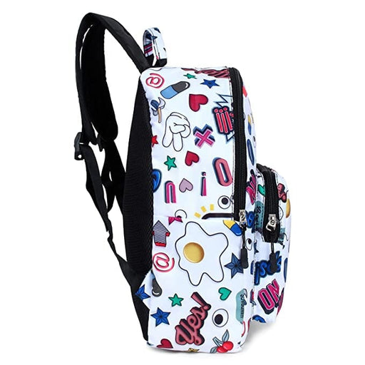 SaleBox Canvas Backpack for Girls Kids School bag Children Bookbag Women Casual Bagpack for Teenage Girls with Cloud Bag Pack of Two bag Salebox 