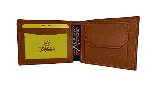 Alpha Nemesis Brown Men's Wallet (Plain Stitch) wallets Alpha Nemesis 