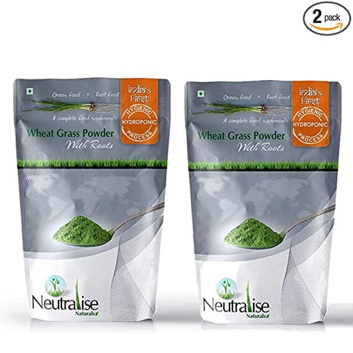 Neutralise Naturals Wheat Grass Powder with Roots (Pack of 2) Wheat Grass Powder with Roots Neutralise Naturals. 