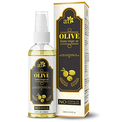 AromaMusk 100% Pure Cold Pressed Extra Virgin Olive Oil For Hair And Skin, 100ml Aroma Musk 