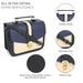 zubstore's Navy Blue Colour Slingbags For Womens & Girls Hand Bags Zoopme Creations 