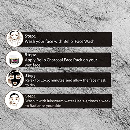Bello Charcoal Face Mask Personal Care Bello Herbals 