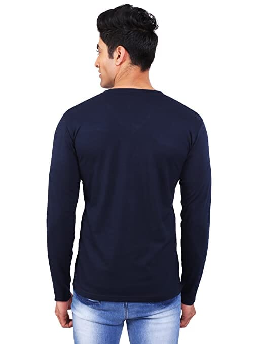 BKS COLLECTION Men's Cotton V-Neck Full Sleeve T Shirt Apparel & Accessories BKS COllections 