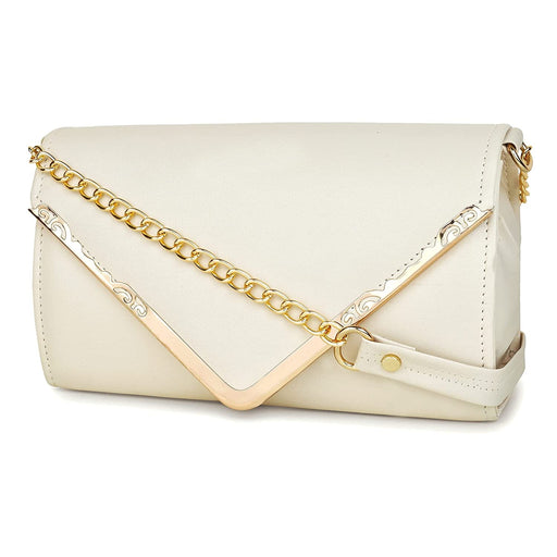 zubstore Crossbody Off White Colour Slingbag For Womens & Girls Hand Bags Zoopme Creations 