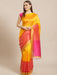 SVB Saree Yellow And Pink Mysore Silk Saree SAREES SVB Sarees 