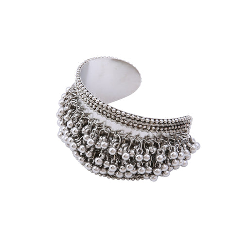 ARADHYA Stylish Alloy Metal Silver Ghungroo Adjustable Oxidised Bracelet for Women and Girls… Artifical Jewellery Aradhya Jewellery 