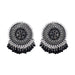 Aradhya Alloy Metal Fashion Wear Black Beads Design Silver Oxidised Earrings for women and girls… Artifical Jewellery Aradhya Jewellery 
