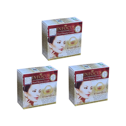 Infocus Pearl Beauty Cream (28g) - Pack Of 3 Face Cream Health And Beauty 