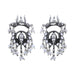 Aradhya Stylish Alloy Metal Fashion Wear Crystal Stones Silver Oxidised Earrings for Women and Girls… Artifical Jewellery Aradhya Jewellery 