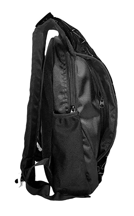 Alpha Nemesis Casual School Backpack/College Bag For Kids Made With Waterproof polyester 15 Ltrs Black Casual Backpack bags Alpha Nemesis 