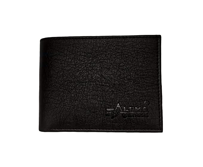 Alpha Nemesis Black Men's Wallet (Simple Plain) wallets Alpha Nemesis 