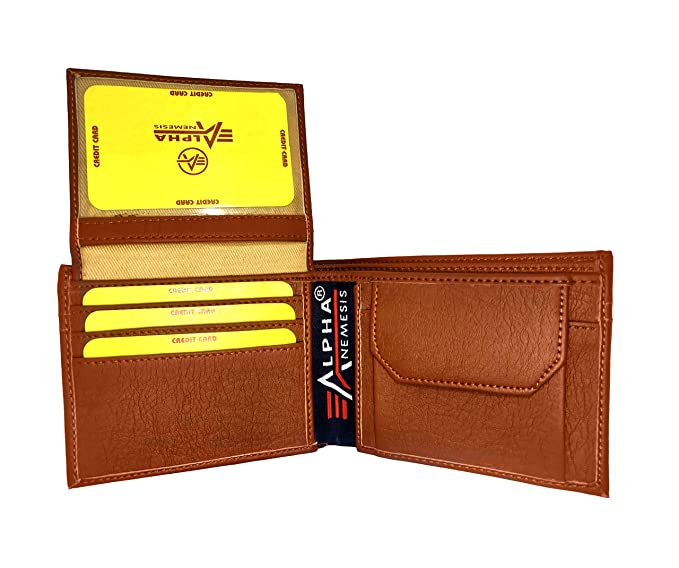 Alpha Nemesis Brown Men's Wallet (Plain Stitch) wallets Alpha Nemesis 