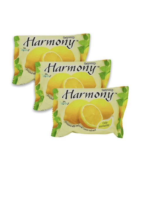 Harmony Lemon Fruity soap 75g (Pack Of 3) Soap SA Deals 