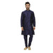 AAZ WEAR Traditional Kurta Pyjama Set for Men Ethnic Wear for Men Wedding /Pooja Occasion or Regular Use Kurta Set NAVY BLUE Men Indo-Western with Dhoti Pant AROSE ENTERPRISES 