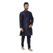 AAZ WEAR Traditional Kurta Pyjama Set for Men Ethnic Wear for Men Wedding /Pooja Occasion or Regular Use Kurta Set NAVY BLUE Men Indo-Western with Dhoti Pant AROSE ENTERPRISES 