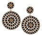 JFL - Jewellery for Less Gold Plated Stone & Diamond Studded Earrings For Women JFL 