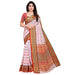 Sidhidata Women's Kota Doria Cotton Manipuri Saree With Unstitched Blouse Piece Cotton Manipuri Saree Sidhidata Textile Rose Pink 