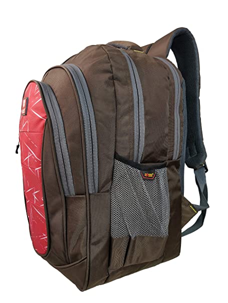 Alpha Nemesis 28 Ltrs Brown Laptop Backpack (Thunder) bags Alpha Nemesis 