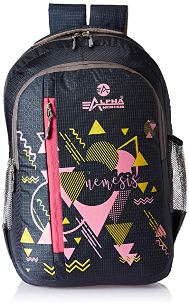 Alpha Nemesis 27 Ltrs Navy School Backpack (Vertical) backpacks Alpha Nemesis 