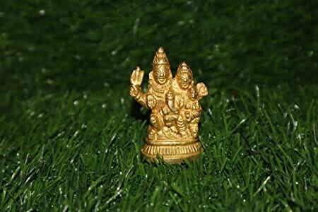 Salvus APP SOLUTIONS Brass Shiv Parivar IdolStatue of Lord Shiva Parivar, Home-Office Decor & Car Dashboard (Small) Home Decors Salvus App Solutions 
