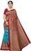 SVB Saree Teal And Red Colour Mysore Silk Saree SAREES SVB Sarees 