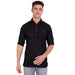 Vida Loca Black Cotton Solid Slim Fit Full Sleeves Collar Kurta For Men's Apparel & Accessories Accha jee online 