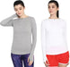 Ap'pulse Solid Women Round Neck Grey T-Shirt (Pack of 2) T SHIRT sandeep anand 
