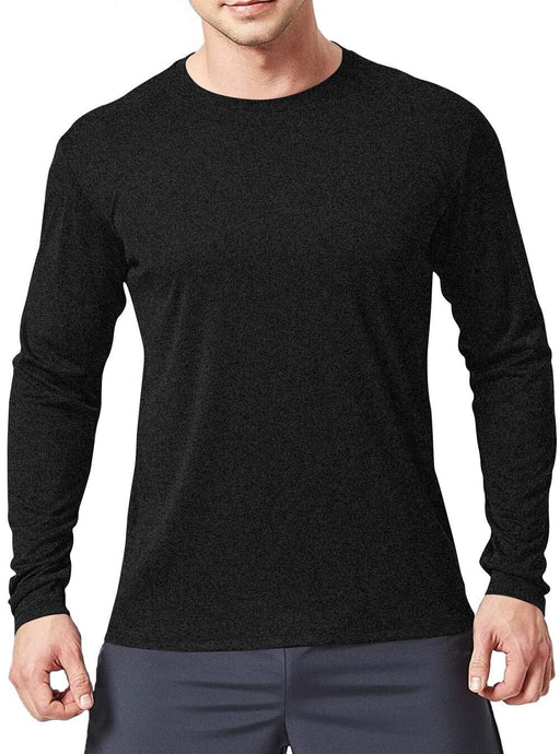 THE BLAZZE Men's Full Sleeve Round Neck Regular Fit Dark Grey T-Shirt for Men t-shirt JOTHI TEXTILES 