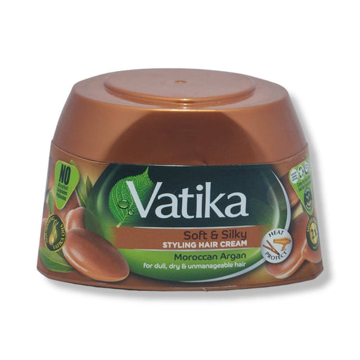 Vatika Soft & Silky Styling Hair Cream with moroccan argan 140ml Hair Care SA Deals 