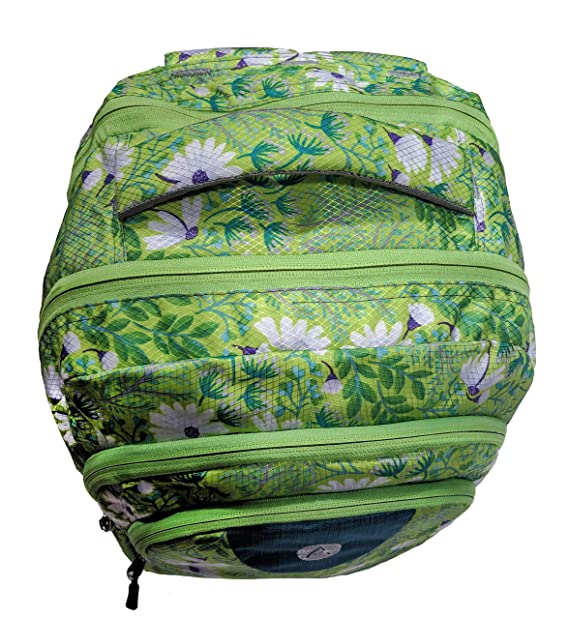 Alpha Nemesis 35 Ltrs Green School Backpack (Floral Cut) bags Alpha Nemesis 