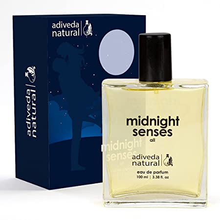 Adiveda Natural Midnight Senses Eau De Parfum - Spicy Oriental White Oud Perfume for Men - 100 ml Perfumes Adiveda Natural 