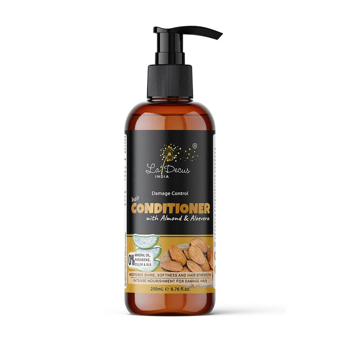 La'Decus India Damage Control Almond Aloevera Hair Conditioner 200 ml Shampoos and conditioner Vitalscoop technologies 