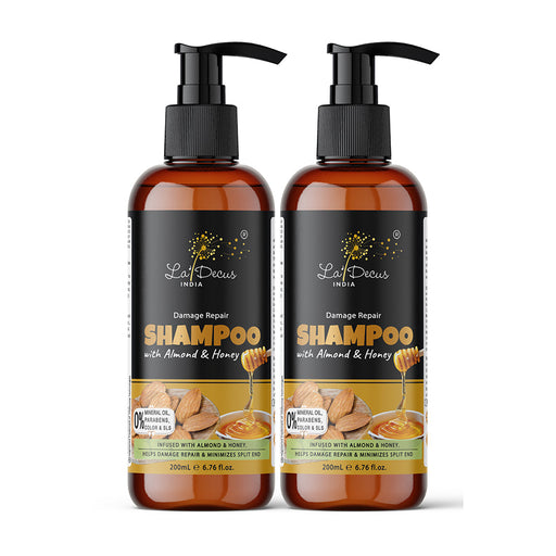 La'Decus India Almond Honey Shampoo 200ml Pack of 2 shampoo Vitalscoop technologies 