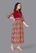 Anupama Rayon Maroon Colour Anarkali Gown women Gowns Fab Zone 