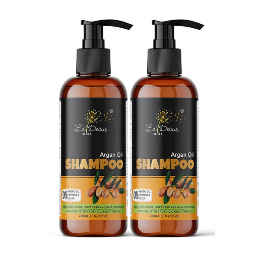 La'Decus India Argan Oil Shampoo 200ml Pack of 2 hair care Vitalscoop technologies 