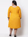 FAZZN Plus Size Yellow Colour Full Sleeves Dress Dresses Haul Chic 