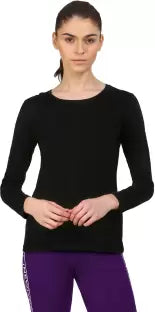 Ap'pulse Casual Full Sleeve Solid Women Black Top TOP sandeep anand 