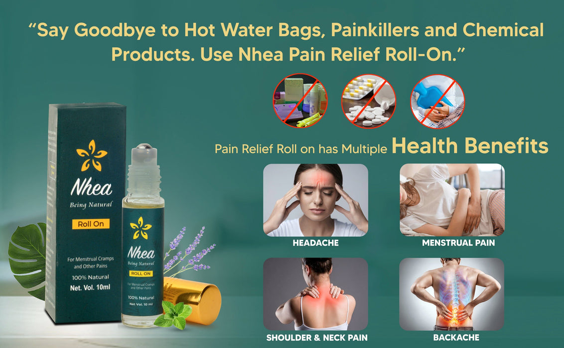 Nhea Pain Relief Roll On 10 ml Pack of 1 Pain Relief Oils Nhea 