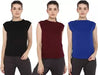 Ap'pulse Solid Women Round Neck Blue, Maroon, Black T-Shirt (Pack of 3) T SHIRT sandeep anand 
