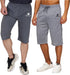 Diwazzo Solid Men Three Fourths(Pack of 2) Apparel & Accessories Diwazzo 