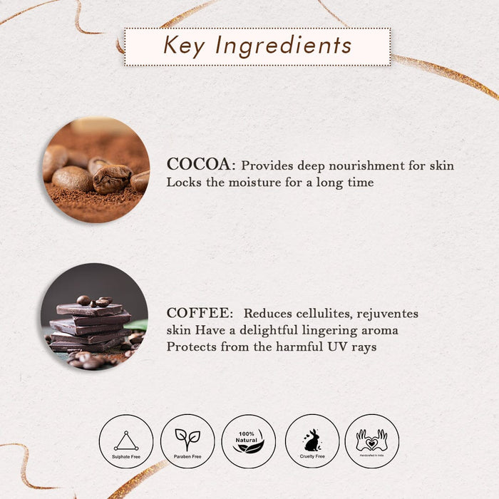Chocolate Coffee Face scrub body care FRESCIA